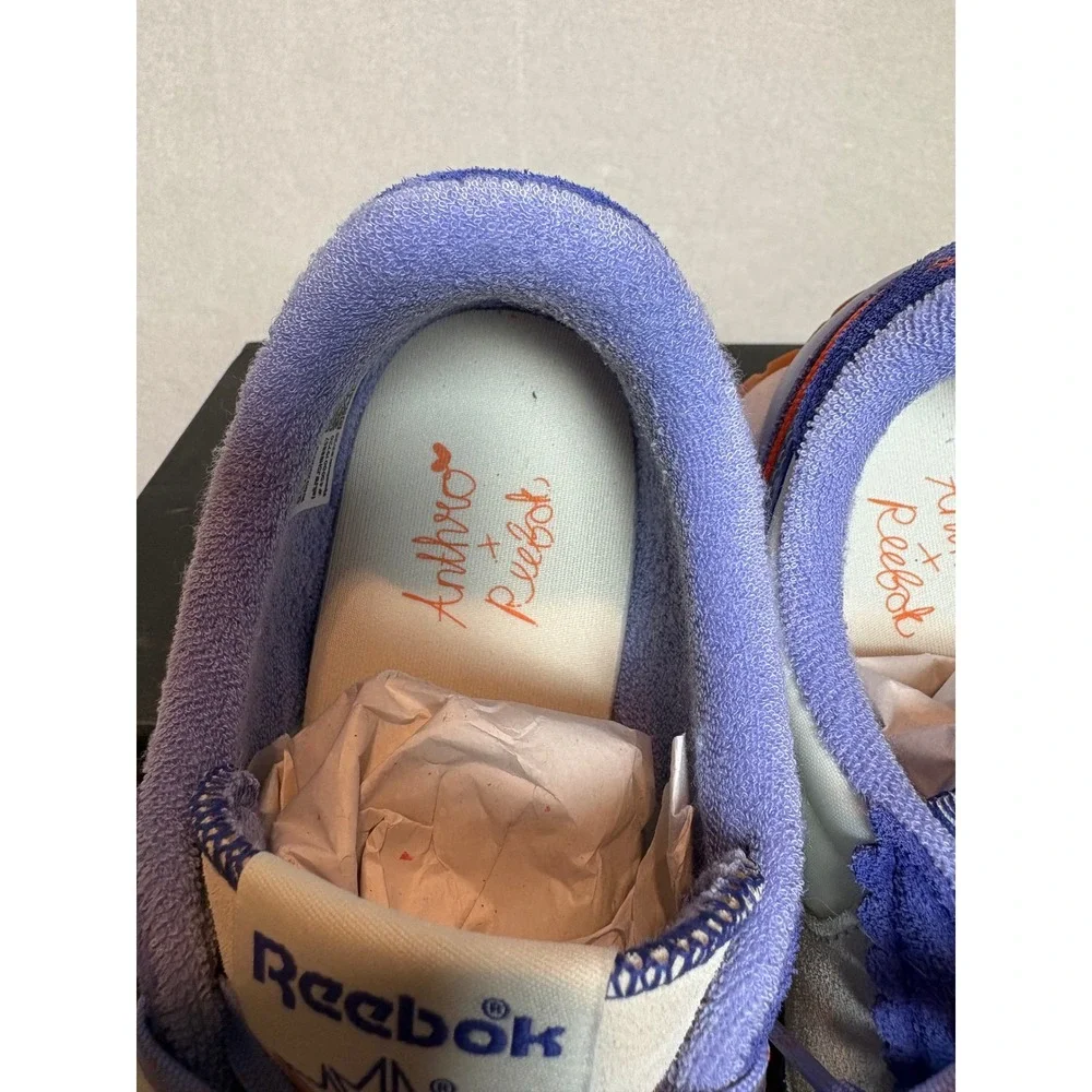 Reebok x Anthropologie Classic AZ Sneakers periwinkle with box Womens 8.5